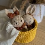 Πλεκτή κουδουνίστρα mombby (14003)