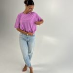 Μπλούζα θηλασμού - MOM ERA violet