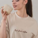 Μπλούζα θηλασμού - coffee